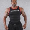 Ironbeasts Ribbed Tank Black/Red