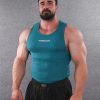 Ironbeasts Ribbed Tank AquaBlue