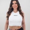Ironbeasts Crop Top Conquer White