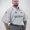 Oversized Old-school Textured Polo White