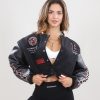 Blusao Crop IBH PRO Blk/Red