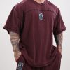 Bull Textured Oversized Burgundy