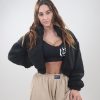 IB Sherpa Crop Black