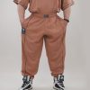 IB Textured Joggers Salmon