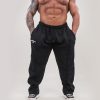 Ironbeasts Wide Leg Jogger Black