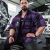 Ironbeasts Shirt Purple Black Green
