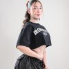 Ironbeasts Logo Crop Top Black