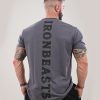 Ironbeasts Fitted-T Dark Gray