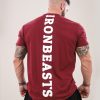 Ironbeasts Fitted-T burgundy