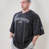 Ironbeasts Logo Oversized Black Washed