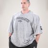 Ironbeasts Logo Oversized Gray Washed