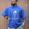 ⁠Iron WorldWide Oversized Blue Washed