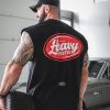 Heavy Lifestyle Muscle Tank Black