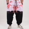 Samurai Baggy Joggers Pink/Black Sky