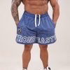 Acid-wash Blue Shorts Signature