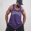 Ironbeasts Ink Dripping Purple Tank