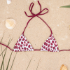 Ironbeasts Bikini Top Bordeaux Pattern