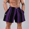 Short`s Stripe Collect Black/Purple